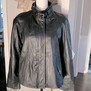 Lamb leather jacket